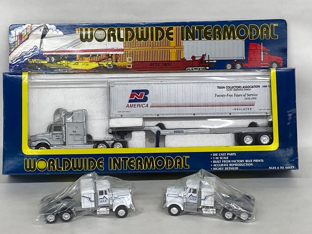 (3) O Lionel Mod Era Club Trucks, 1-OB, TCA