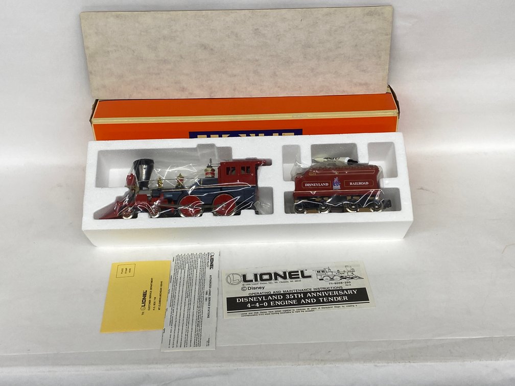 O Lionel Mod Era Disneyland 35th Ann Loco &