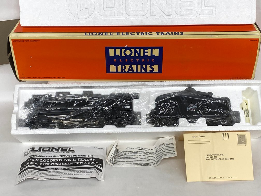 O Lionel Mod Era C&NW 4-6-2 Loco & Tender, OB