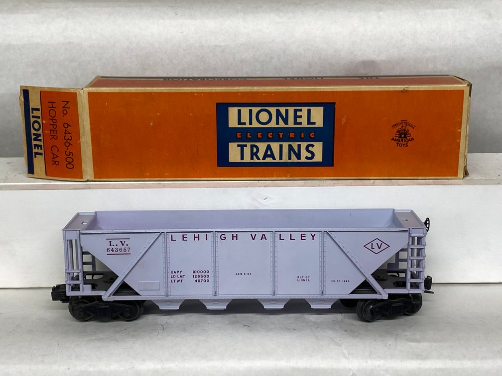 O Lionel Postwar Girls Set Hopper, OB, 6436-500