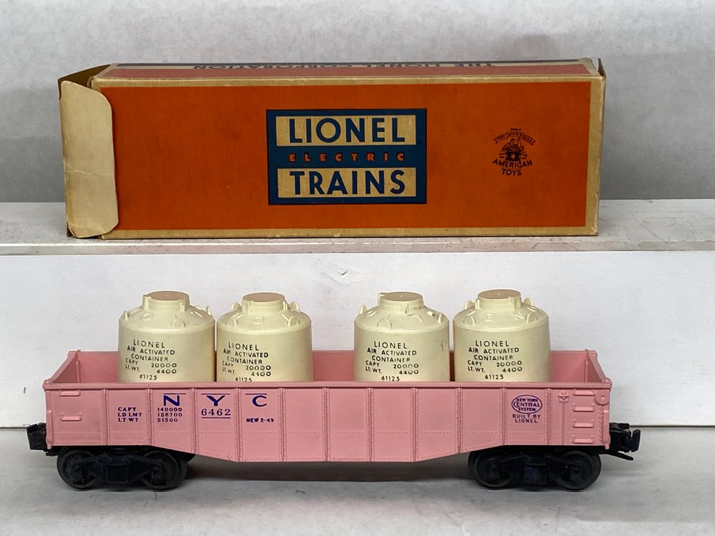O Lionel Postwar Girls Set Gondola, OB, 6462-500