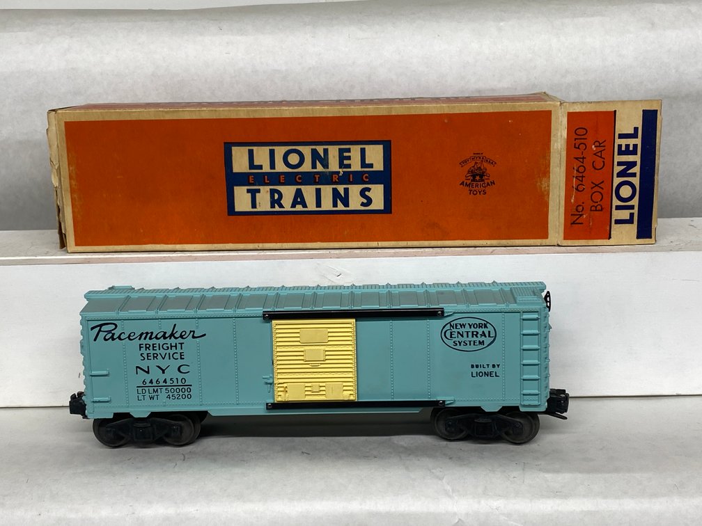 O Lionel Postwar Girls Set NYC Boxcar, OB,