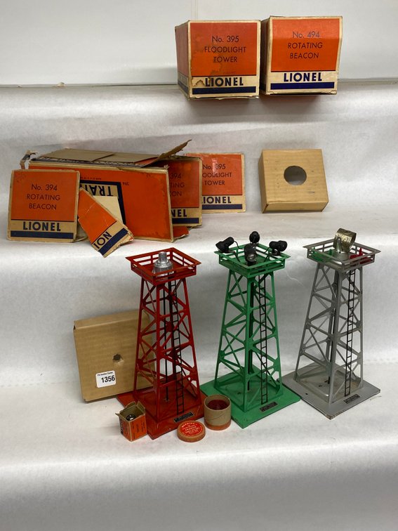 (3) O Lionel Postwar Accessories, Rough OB's