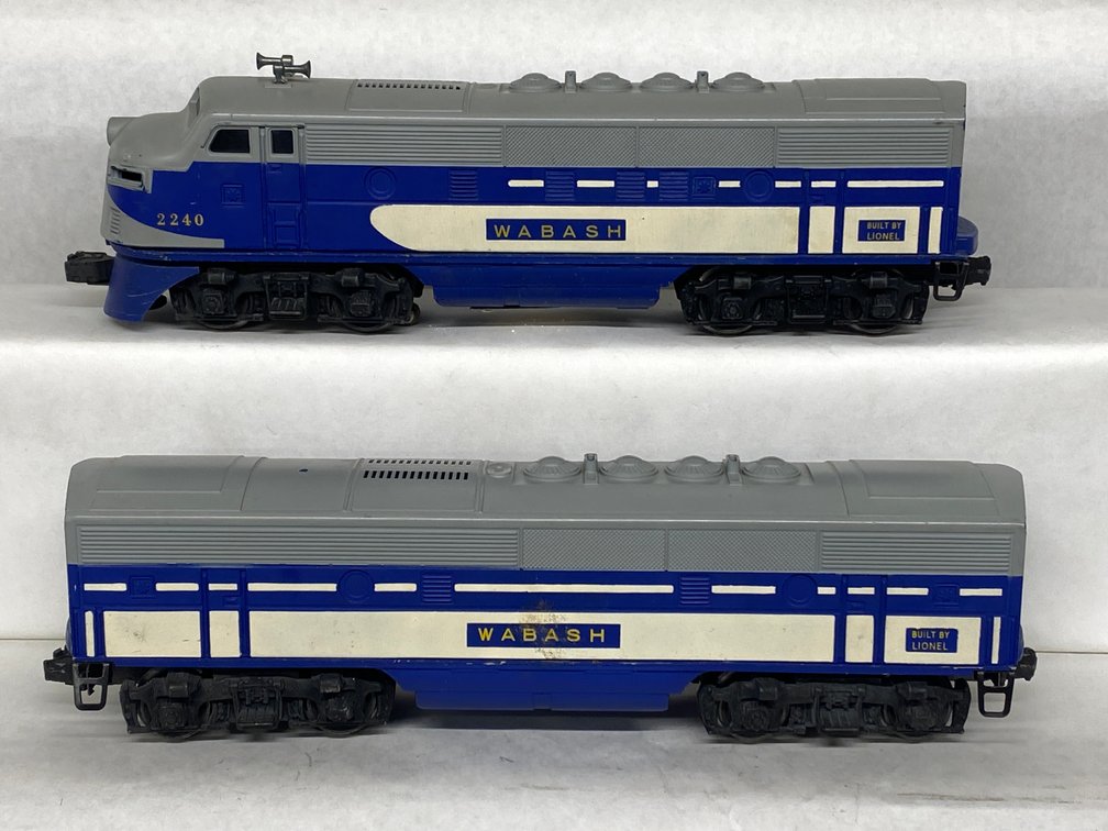 O Lionel Postwar Wabash F-3 AB Diesels, 2240