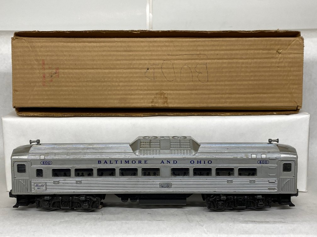 O Lionel Postwar 400 B&O Budd Car In A Box