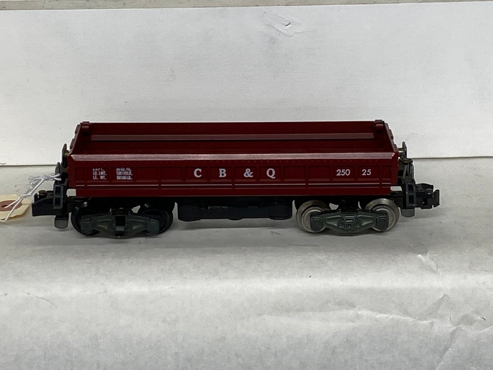 S Am Flyer Postwar CB&Q Dump Car, 25025