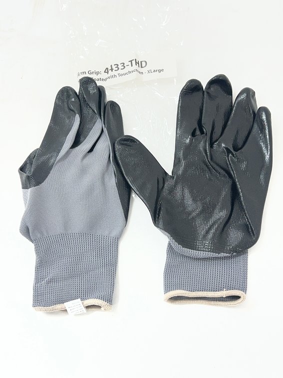 (2160x Bid) Firm Grip Nitrile Coated Gloves-XL