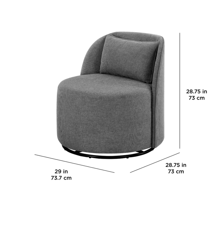 (8x Bid) Better Homes & Garden Juliet Modern Arch Swivel Chair