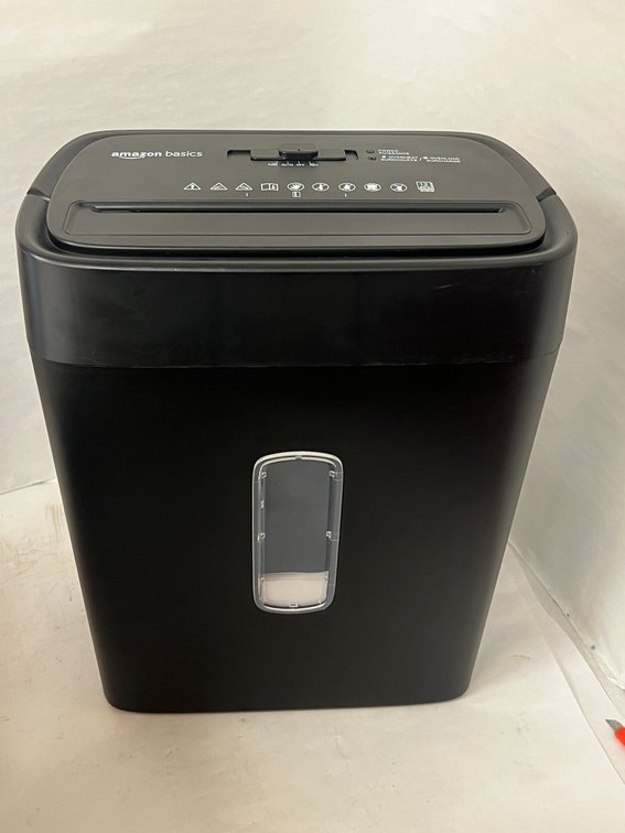 (47x Bid) Amazon Basics Cross-Cut Paper Shredder