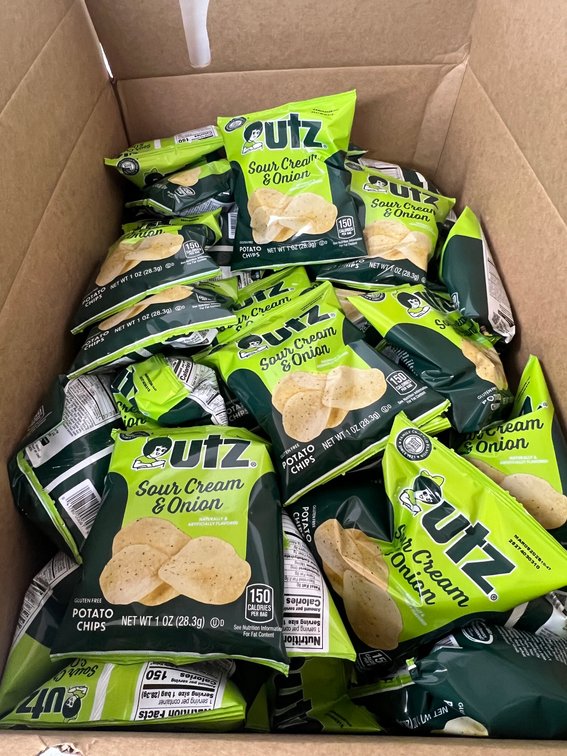 (13x Bid) Utz Case Of 135 1 Oz Chips