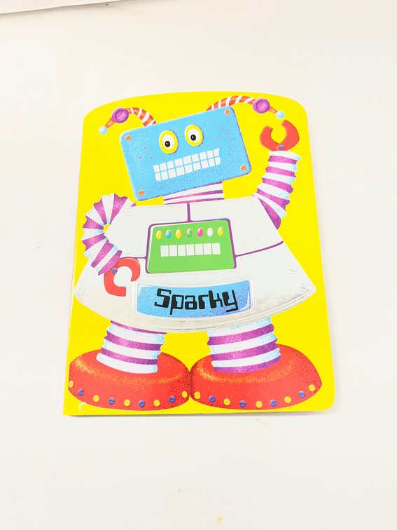 (3852x Bid) Assorted Robots Book