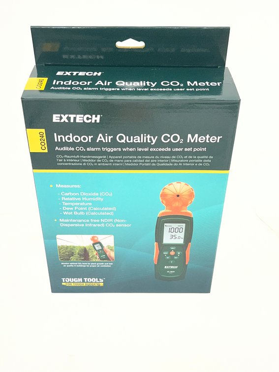 (40x Bid) Extech Indoor Air Quality CO2 Meter
