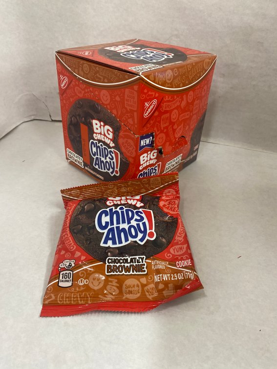 (4x Bid)Chips Ahoy 7ct 2.5oz Chocolatey Brownie Cookie