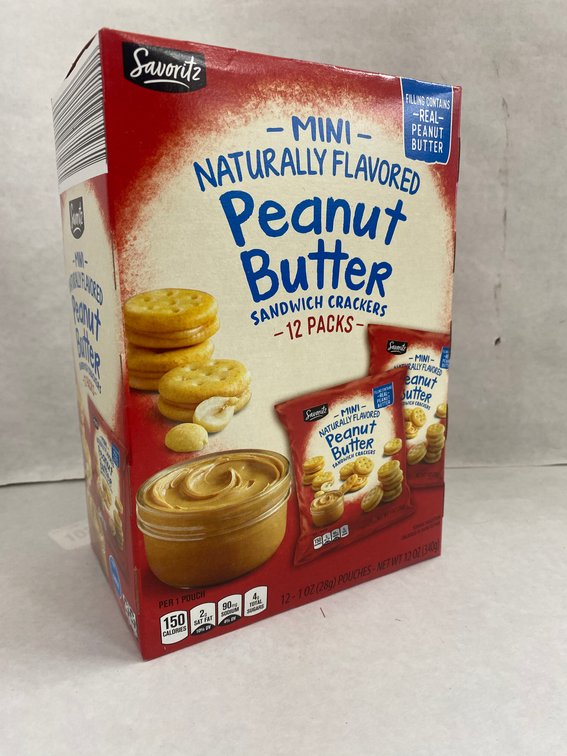 Savoritz 12ct 1oz Peanut Butter Sandwich Crackers
