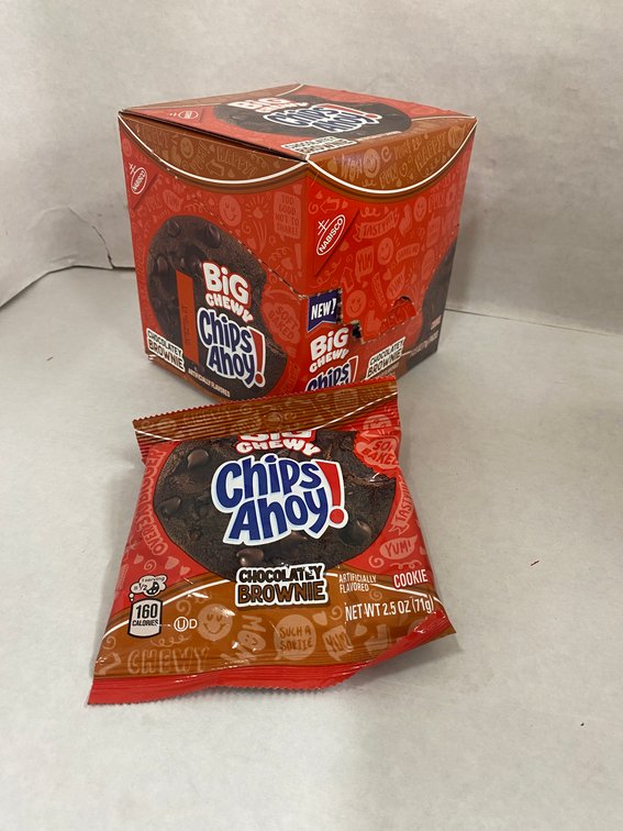 (4x Bid)Chips Ahoy 7ct 2.5oz Chocolatey Brownie Cookie