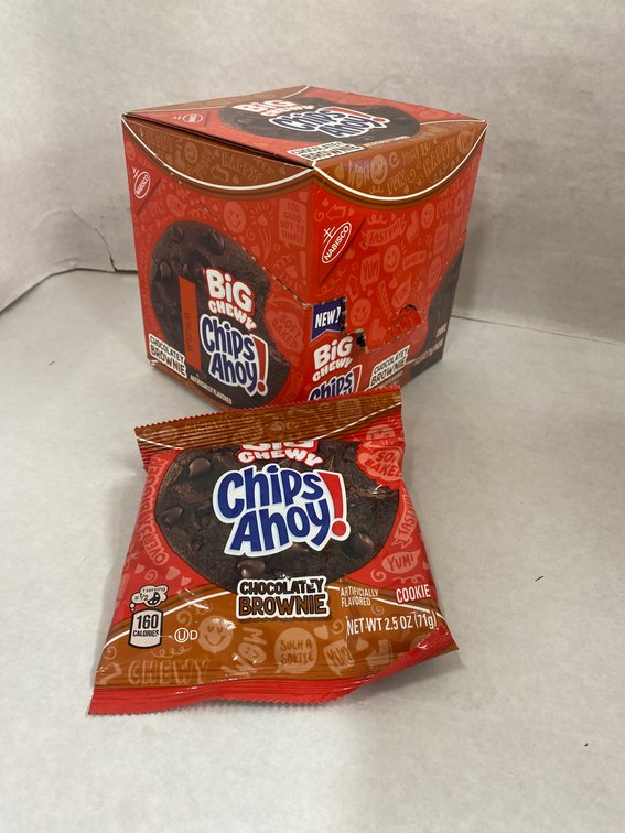 (4x Bid)Chips Ahoy 7ct 2.5oz Chocolatey Brownie Cookie