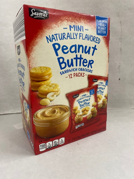 Savoritz 12ct 1oz Peanut Butter Sandwich Crackers