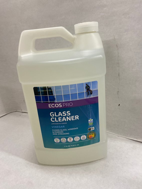 (4x Bid)Eco's Pro 128oz Vinegar Glass Cleaner