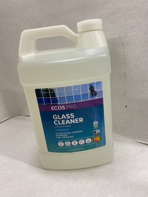 (4x Bid)Eco's Pro 128oz Vinegar Glass Cleaner