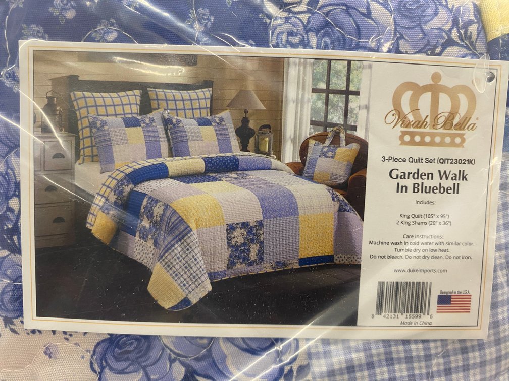 Virah Bella 3pc Quilt Set-King