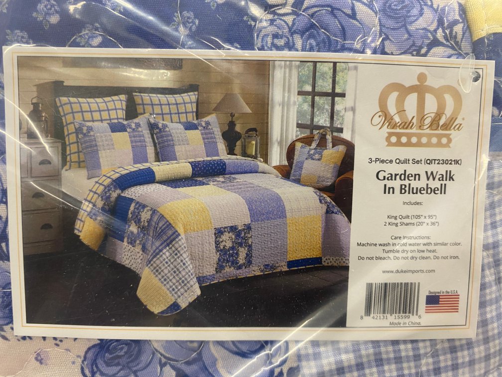Virah Bella 3pc Quilt Set-King