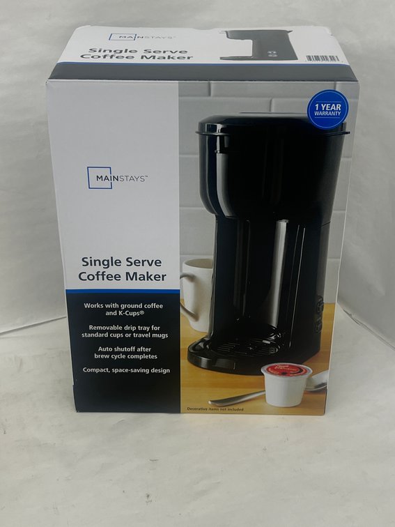 (91x Bid) Mainstays Single Serve Coffee Maker