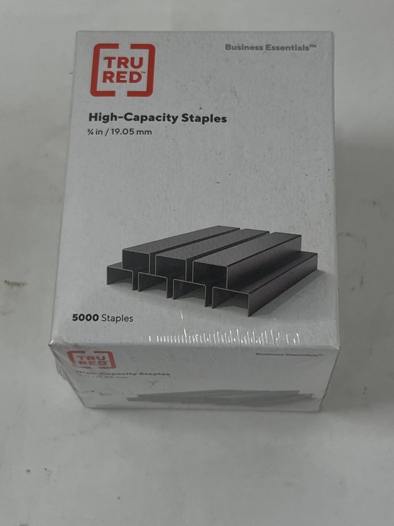 (1000x Bid) Tru Red 5000 Ct 3-4" Staples