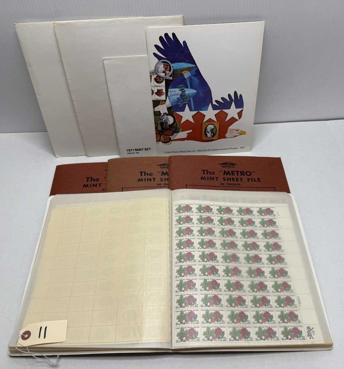 Uncirculated US Postage Stamps - Sheets & Sets