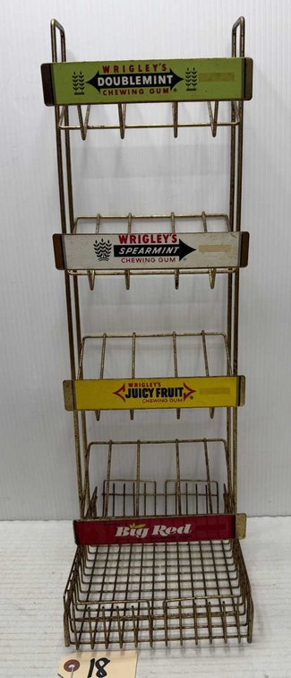 Wrigley's Gum Metal Wire Countertop Display