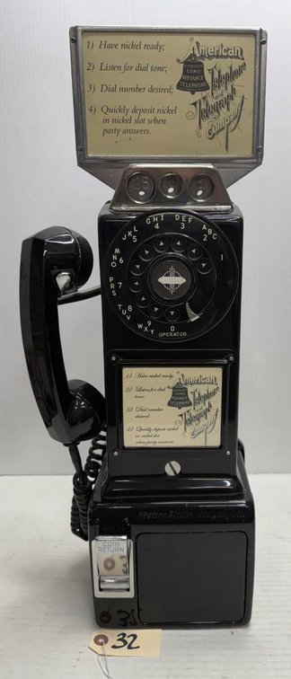 Western Electric Rotary Pay Phone