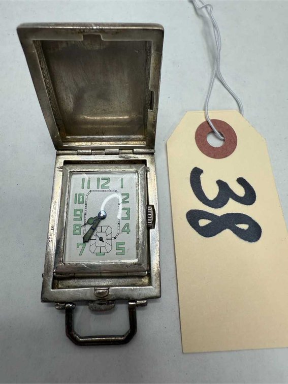 Levy-Wander Art Deco 935 Silver Purse Watch