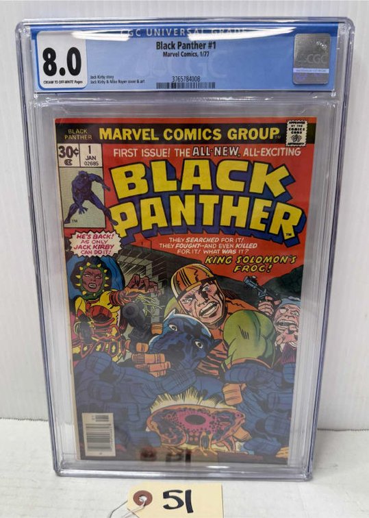 Graded Marvel Black Panther #1 Comic Book