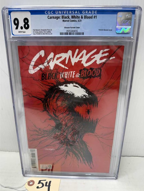 Graded Marvel Carnage: Black, White & Blood #1