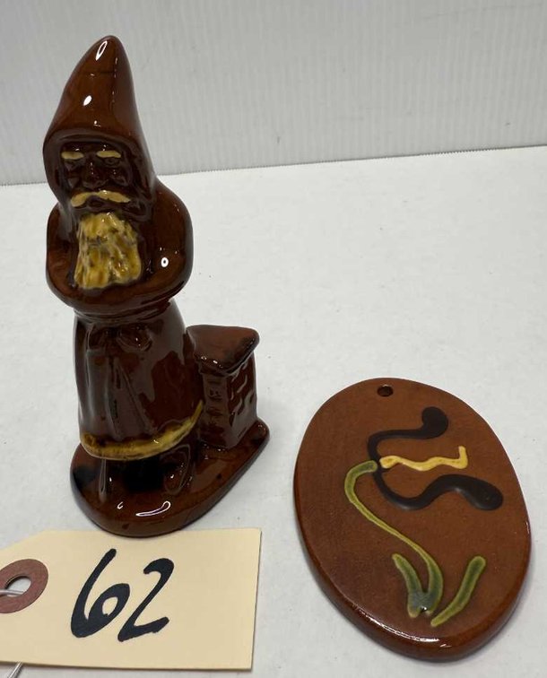 Breininger Pottery Santa Figurine & Ornament