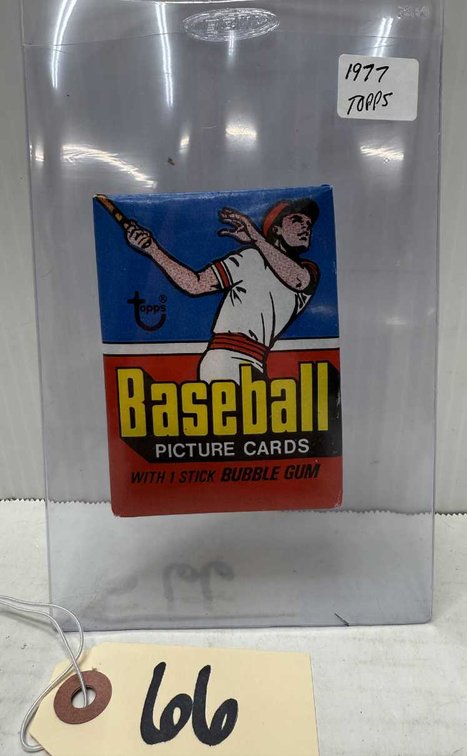 Topps 1977 Baseball Card Wax Pack