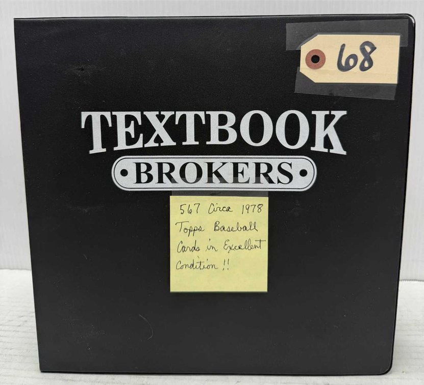 500+ Topps 1978 Baseball Cards in Binder
