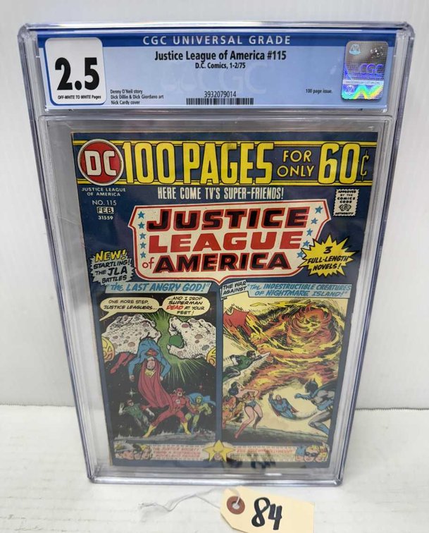 Graded DC Justice League America #115 Comic Book
