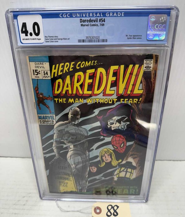 Graded Marvel Daredevil #54 Comic Book