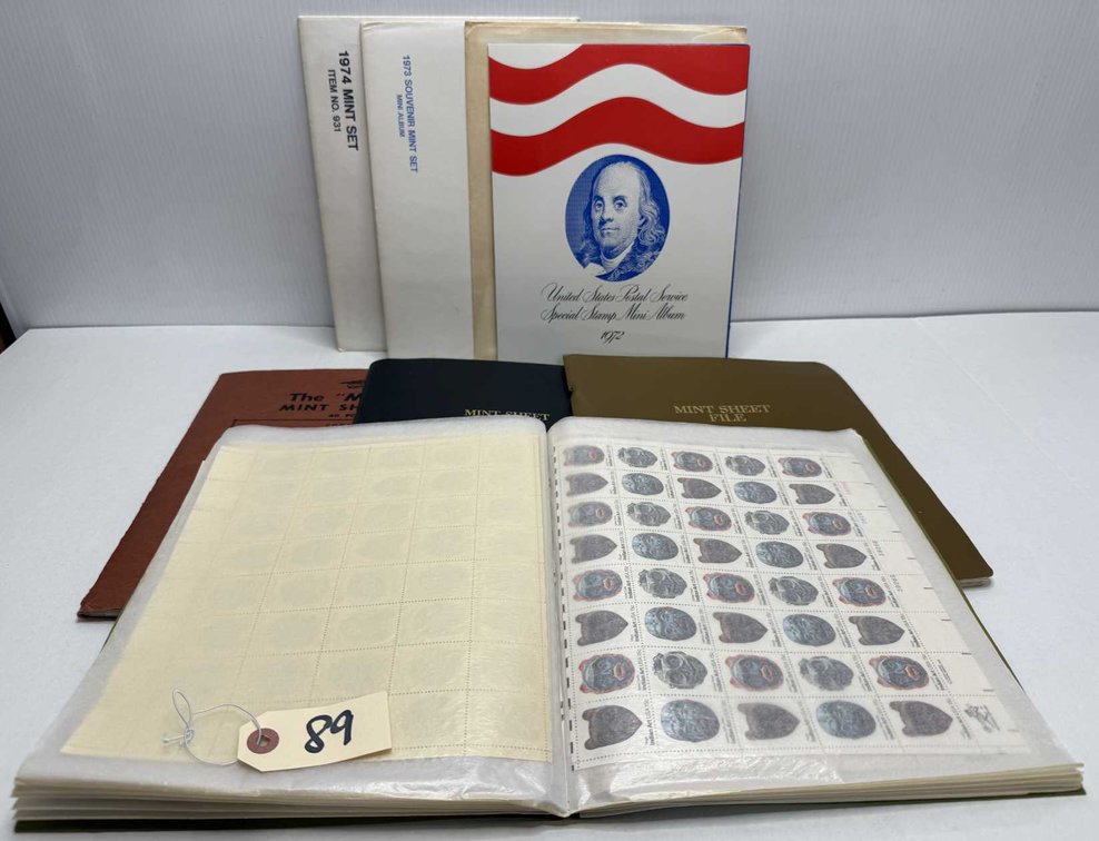 Uncirculated US Postage Stamps - Sheets & Sets