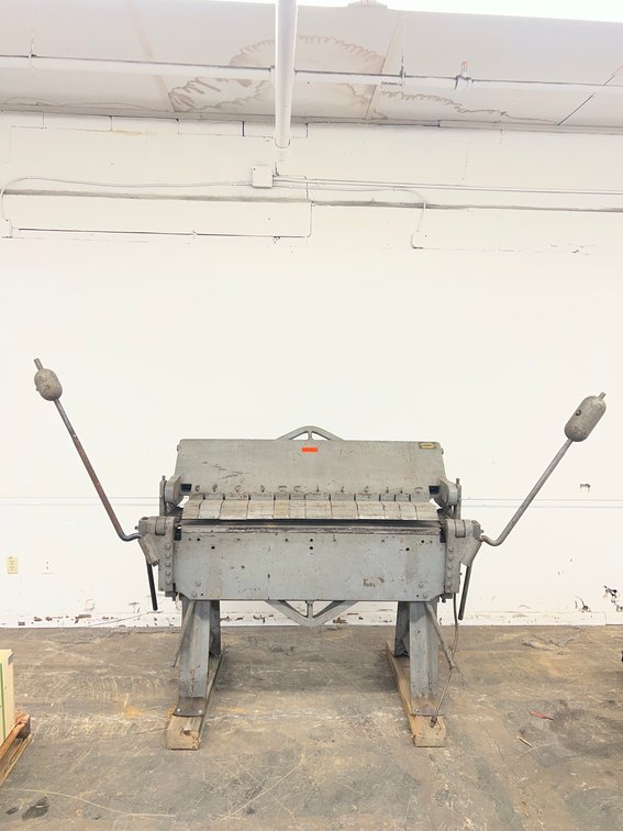 Chicago 48" Steel Bending Finger Brake