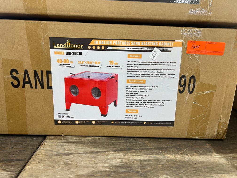 New LandHonor Sand Blasting Cabinet