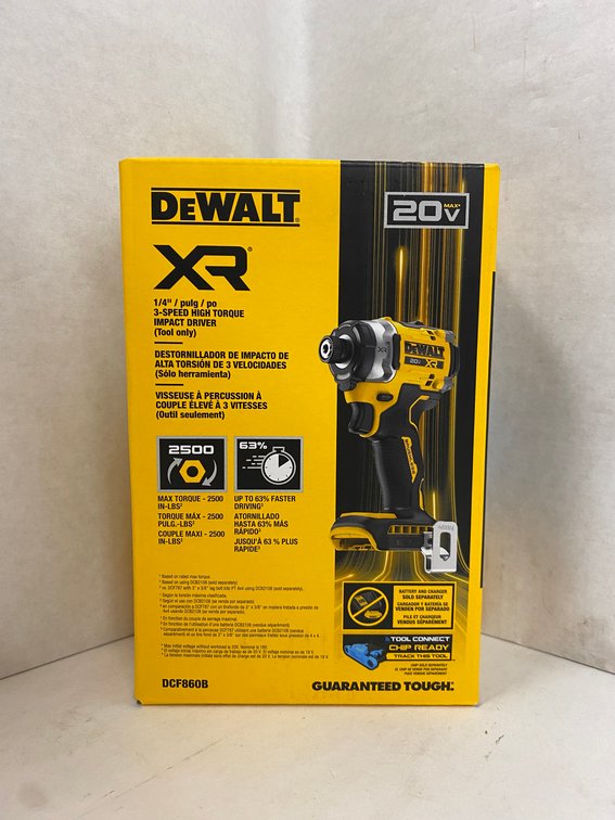 DeWalt 20V 1/4" High Torque Impact Driver-Tool Only