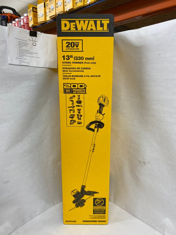 DeWalt 20V 13" String Trimmer-Tool Only