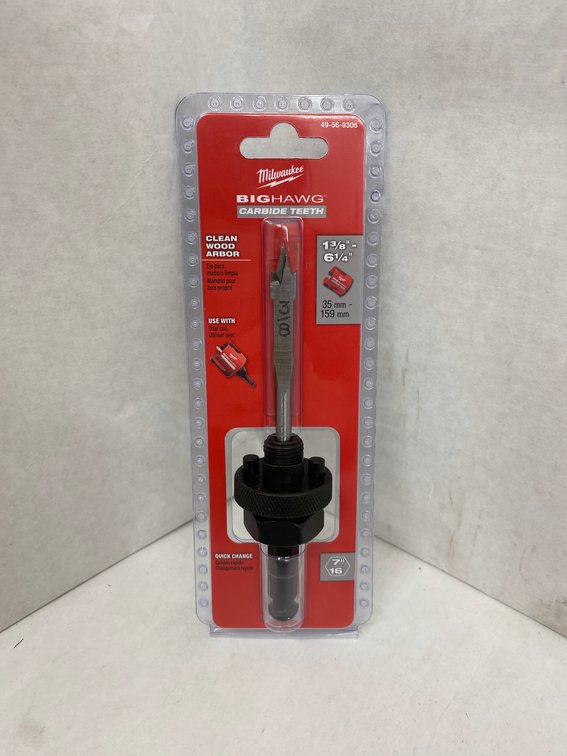 (5x bid)Milwaukee 7/16" Clean Wood Arbor