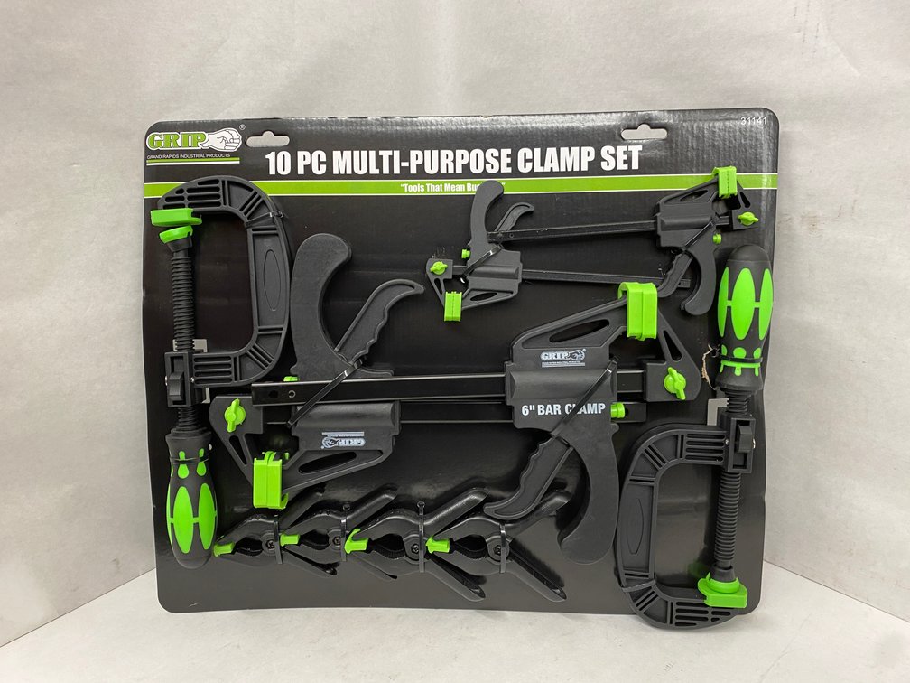 Grip 10pc Multi-Purpose Clamp Set