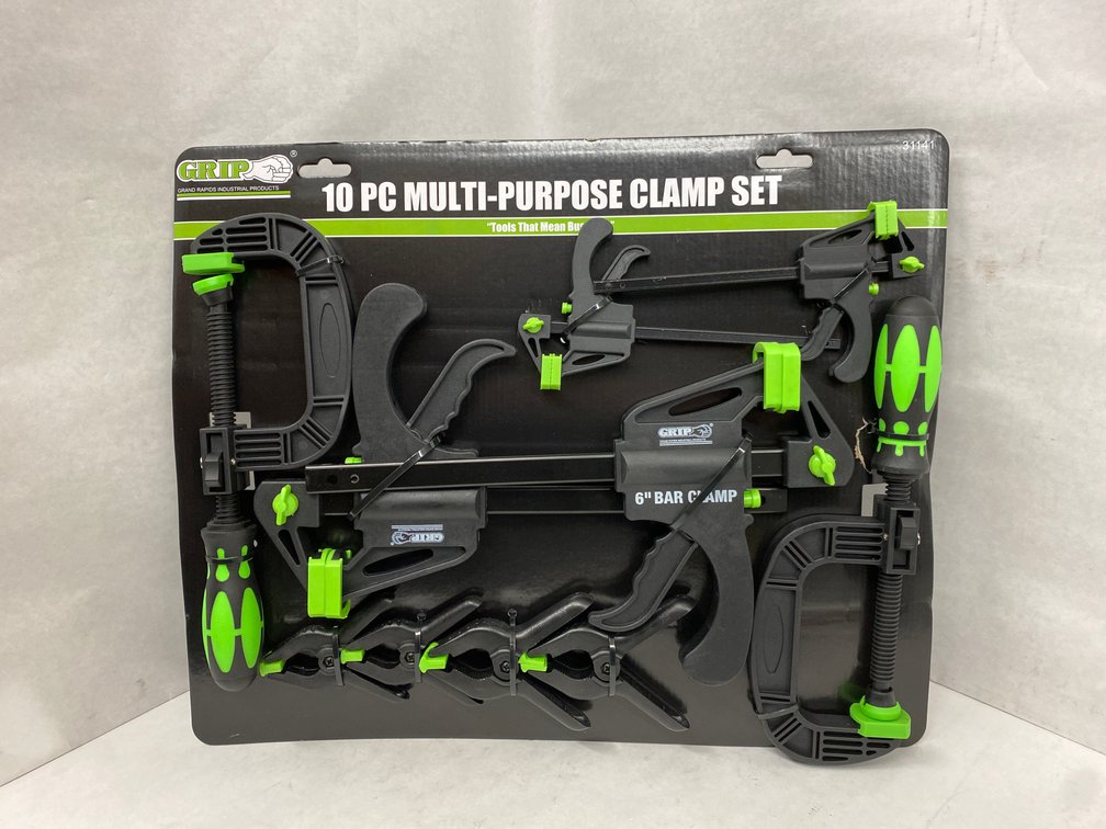 Grip 10pc Multi-Purpose Clamp Set