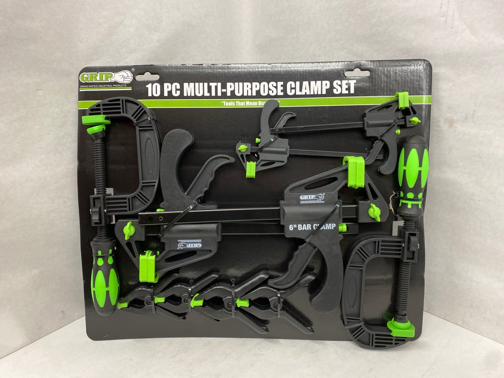 Grip 10pc Multi-Purpose Clamp Set