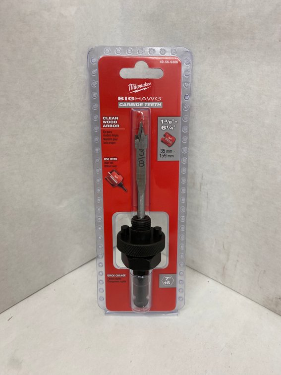 (40x bid)Milwaukee 7/16" Clean Wood Arbor