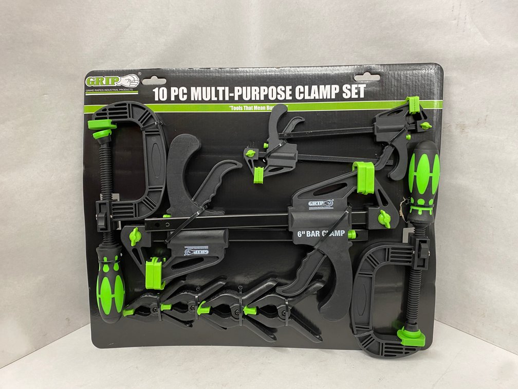 Grip 10pc Multi-Purpose Clamp Set
