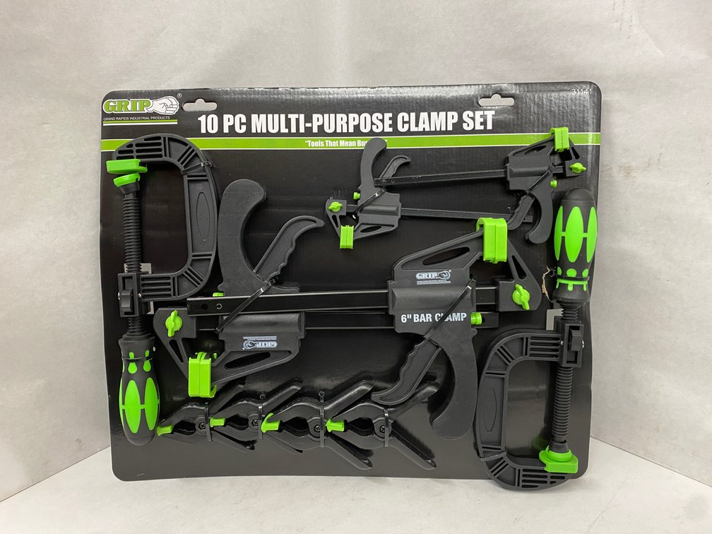 Grip 10pc Multi-Purpose Clamp Set